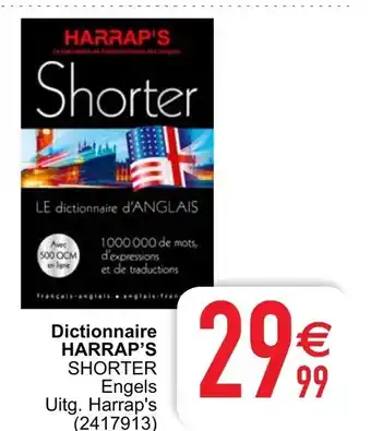 Cora Dictionnaire Harrap's aanbieding