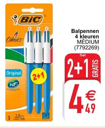 Cora Balpennen 4 kleuren aanbieding