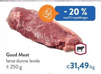 OKay Good meat lerse dunne lende 250g aanbieding