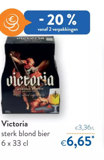 OKay Victoria sterk blond bier 6 x 33cl aanbieding