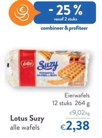 OKay Lotus suzy alle wafels aanbieding