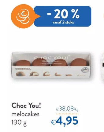 Choc you! Melocakes 130g