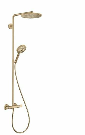X2O Hansgrohe Raindance Select S 240 Powderrain thermostatische regendoucheset Brushed Bronze aanbieding