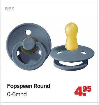 Bibs fopspeen round