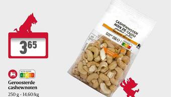 Geroosterde cashewnoten