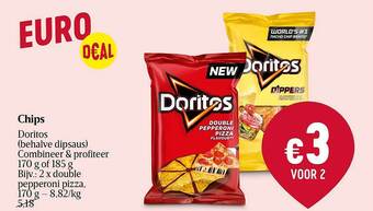 Delhaize Chips doritos aanbieding