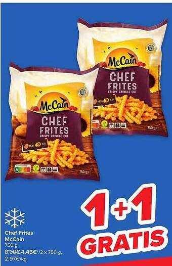 Carrefour Chef frites mccain aanbieding
