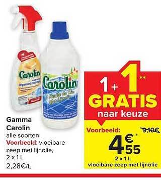 Carrefour Gamma carolin aanbieding
