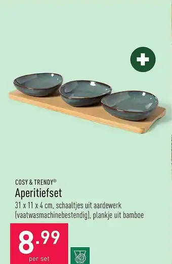 Cosy & trendy aperitiefset