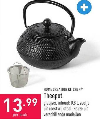 ALDI Home creation kitchen theepot aanbieding