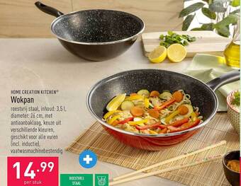ALDI Home creation kitchen wokpan aanbieding