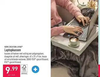 ALDI Home creation living laptopkussen aanbieding