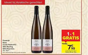 Carrefour Elzas cuvée noble n°2 aanbieding