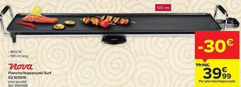 Carrefour Nova plancha-teppanyaki surf aanbieding