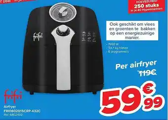 Carrefour Frifri airfryer aanbieding