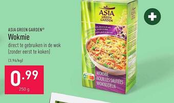 ALDI Asia green garden wokmie aanbieding