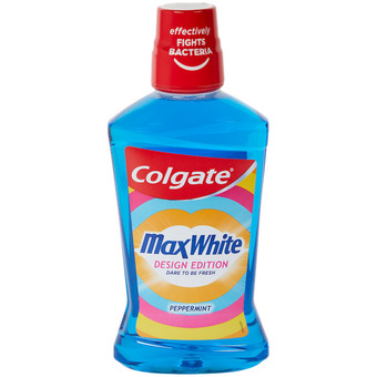 Action Colgate max white mondwater peppermint aanbieding