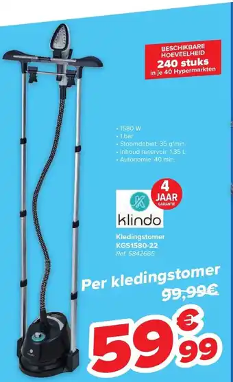 Carrefour Klindo kledingstomer KGS1580-22 ref. 6842665. 240 stuks aanbieding