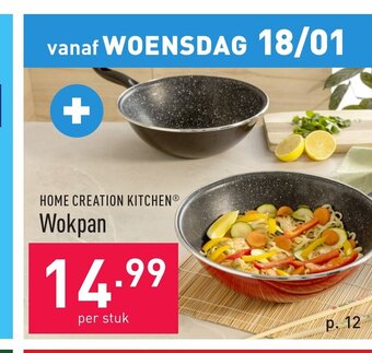 ALDI Home Creation Kitchen Wokpan per stuk aanbieding