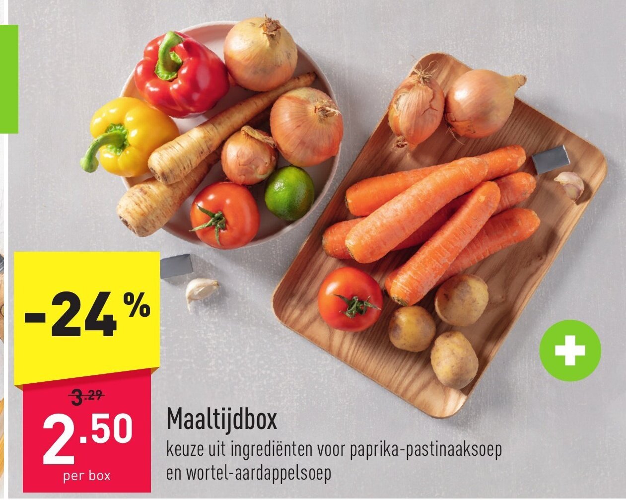 Maaltijdbox promotie bij ALDI