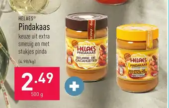 ALDI Helaes Pindakaas 500 g aanbieding