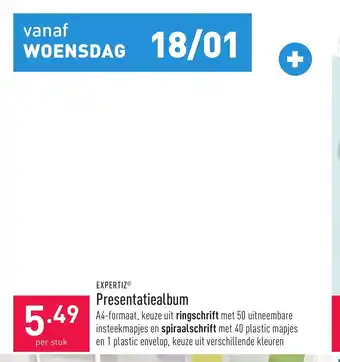 ALDI Expertiz Presentatiealabum aanbieding