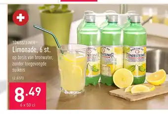 ALDI Tonissteiner Limonade 6 x 50 cl aanbieding