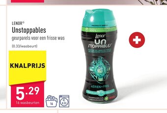 ALDI Lenor Unstoppables 16 wasbeurten aanbieding