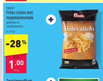 ALDI Pirato Frites sticks met mayonaisesmaak 150 g aanbieding