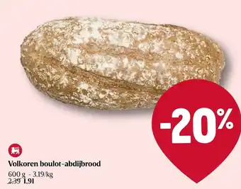 Delhaize Volkoren Boulot - Abdijbrood 600g aanbieding