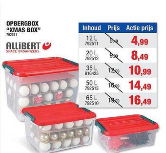 Hubo Allibert opbergbox aanbieding