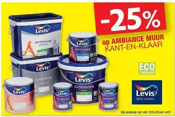 Hubo Levis ambiance muur aanbieding