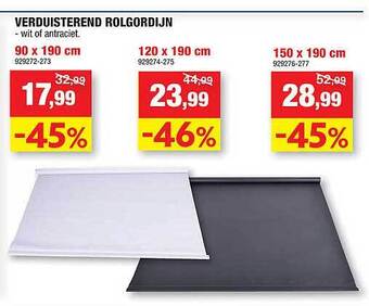 Hubo Verduisterend rolgordijn aanbieding