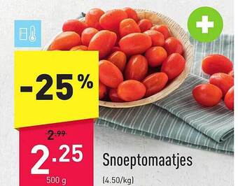 ALDI Snoeptomaatjes aanbieding