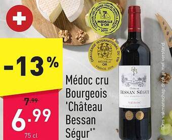 ALDI Médoc cru bourgeois 'château bessan ségur' aanbieding