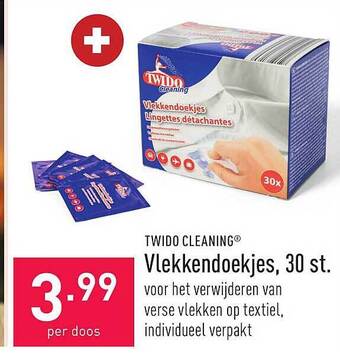 Twido cleaning vlekkendoekjes, 30 st