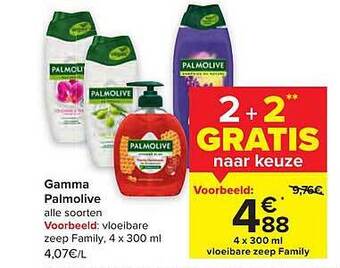 Carrefour Gamma palmolive aanbieding