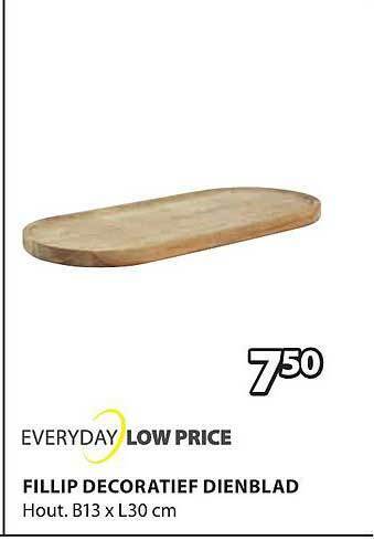 Jysk Fillip decoratief dienblad aanbieding
