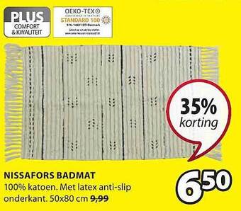 Jysk Nissafors badmat aanbieding
