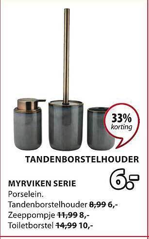 Jysk Myrviken serie aanbieding
