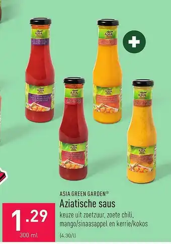 ALDI Asia green garden aziatische saus aanbieding