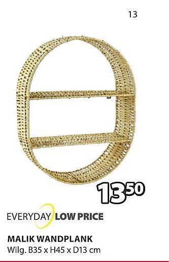 Jysk Malik wandplank aanbieding