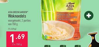 ALDI Asia green garden woknoedels aanbieding