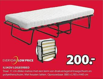 Jysk Ilskov logeerbed aanbieding