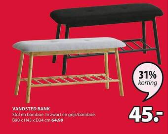 Jysk Vandsted bank aanbieding