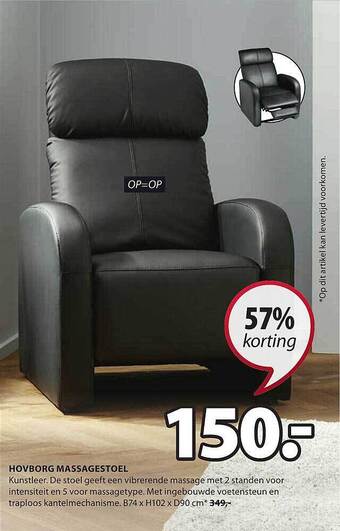 Hovborg massagestoel