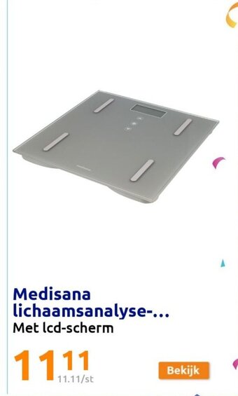 Action Medisana lichaamsanalyse aanbieding