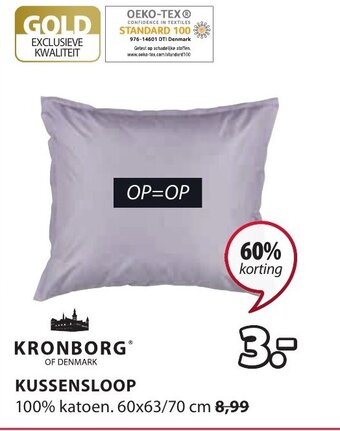 Jysk Kussensloop aanbieding