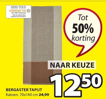 Jysk Bergaster tapijt aanbieding