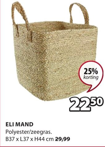 Jysk Eli mand aanbieding